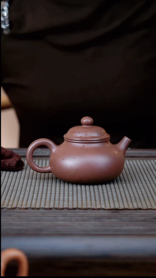 【闪购商品】紫砂茶壶LXC紫泥容天220cc