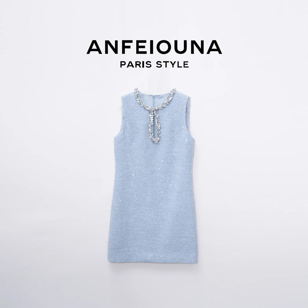 2025新款海蒂梦乡晨锐小香风女装连衣裙1269