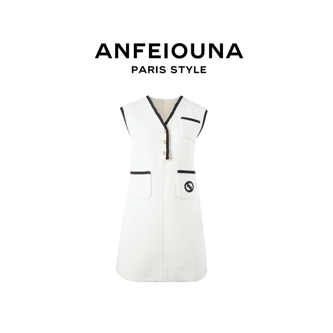 2025新款清风徐来复古晨锐小香风连衣裙1046