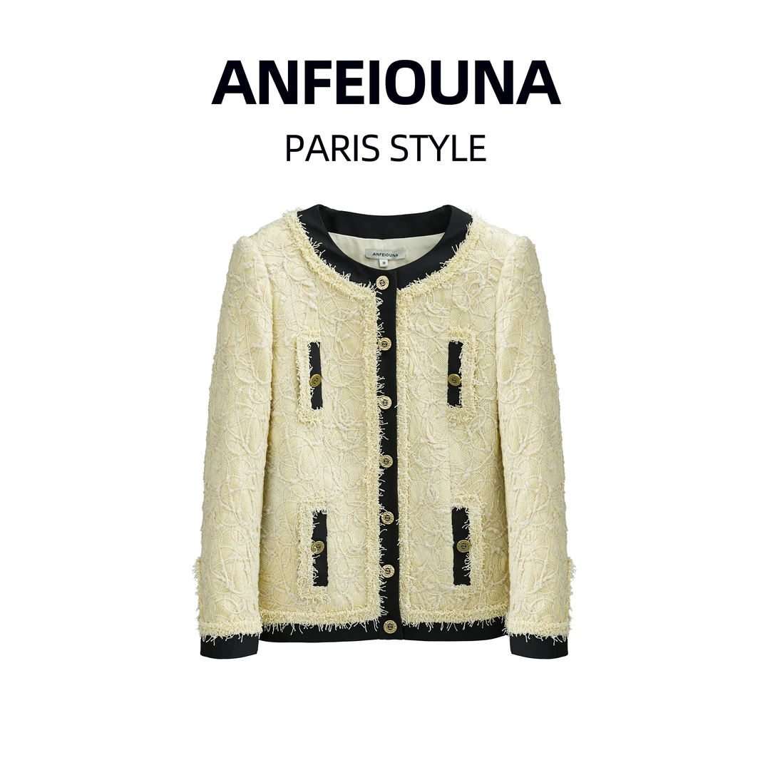 2023新款坠梦伊甸园晨锐小香风外套上衣6612