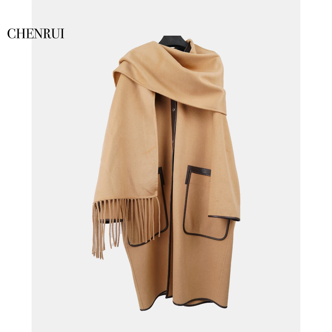 2023新款曼城旧事羊毛大衣8616