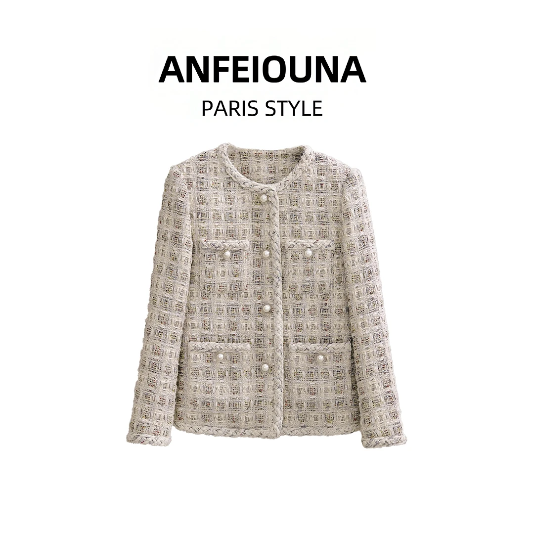 2024新款初雪奶芝晨锐小香风外套6553