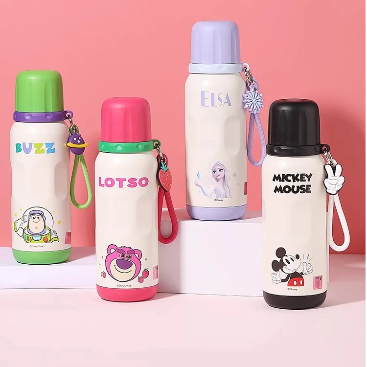 【小慧补贴专属】迪士尼双饮保温杯316不锈钢便携吸管学生水杯16427