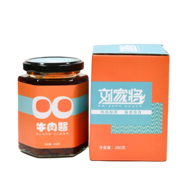 刘家将牛肉酱280克招牌拌饭拌面夹馍下饭调味酱烹饪烧菜食用浓郁