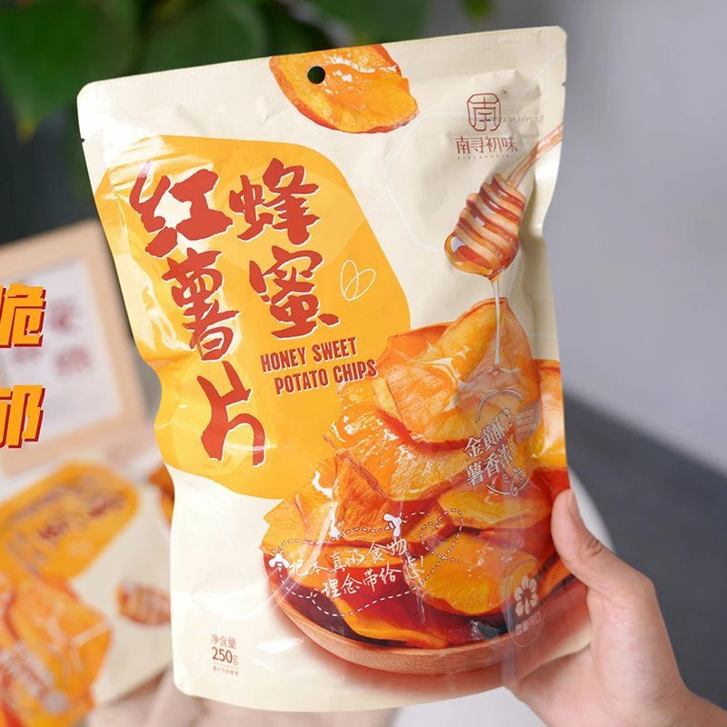 【新疆包邮】 南寻初味浓郁蜂蜜酥脆红薯片零食香脆酥休闲零食250g