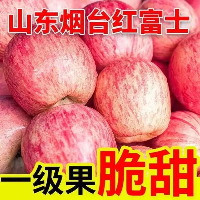 烟台红富士 脆甜可口 多汁营养 烟台三狗农贸出品 汁水脆嫩
