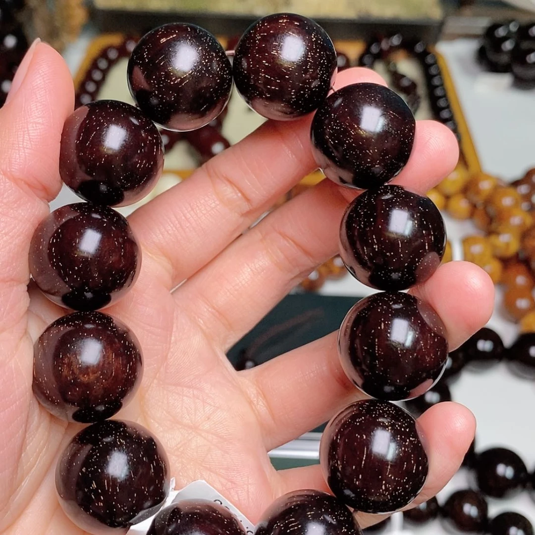 【闪购商品】小叶紫檀手串/手链家***女2.0*12颗爆星老料