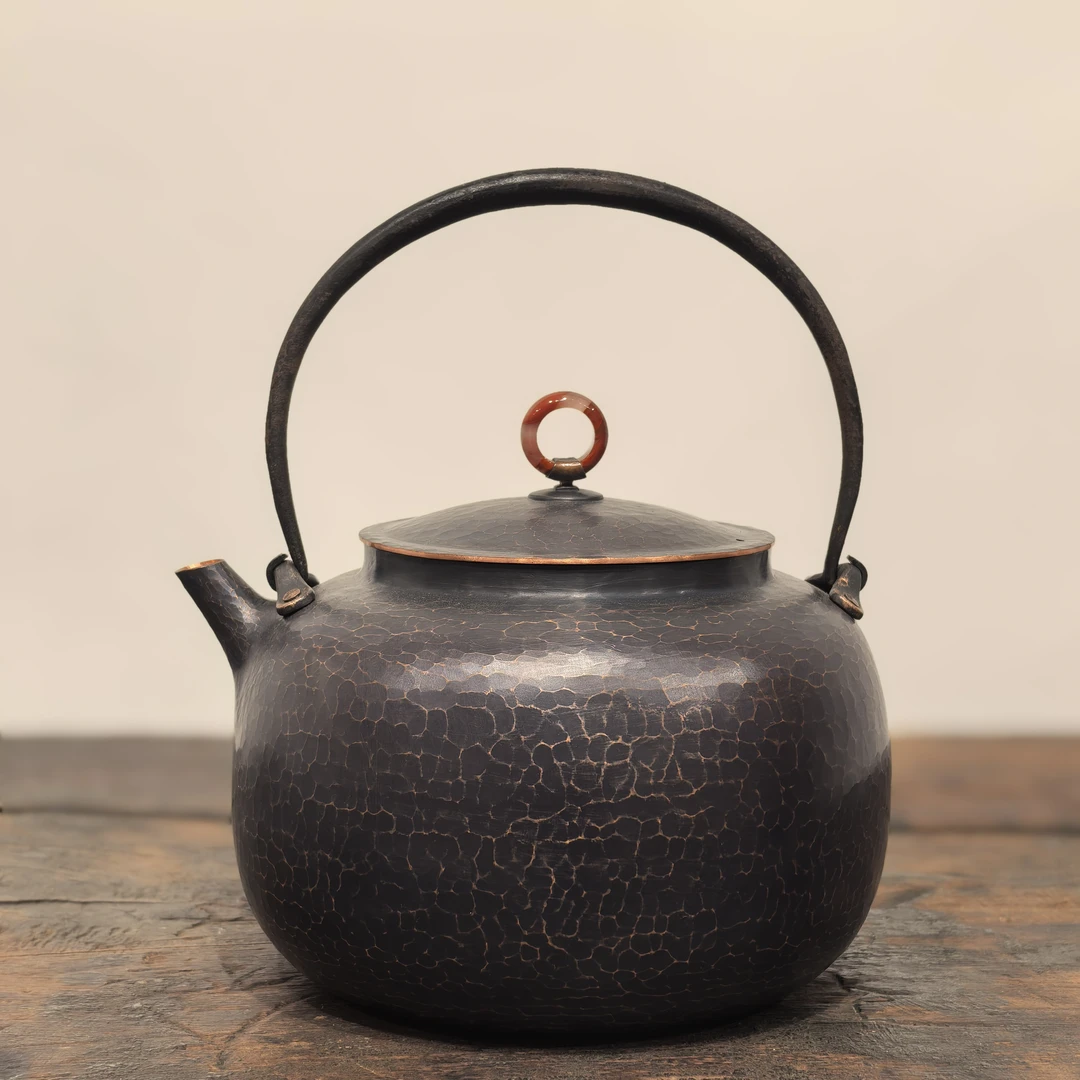 平美斋 纯手工烧水壶 纯手工煮壶 纯紫铜大容量烧水壶