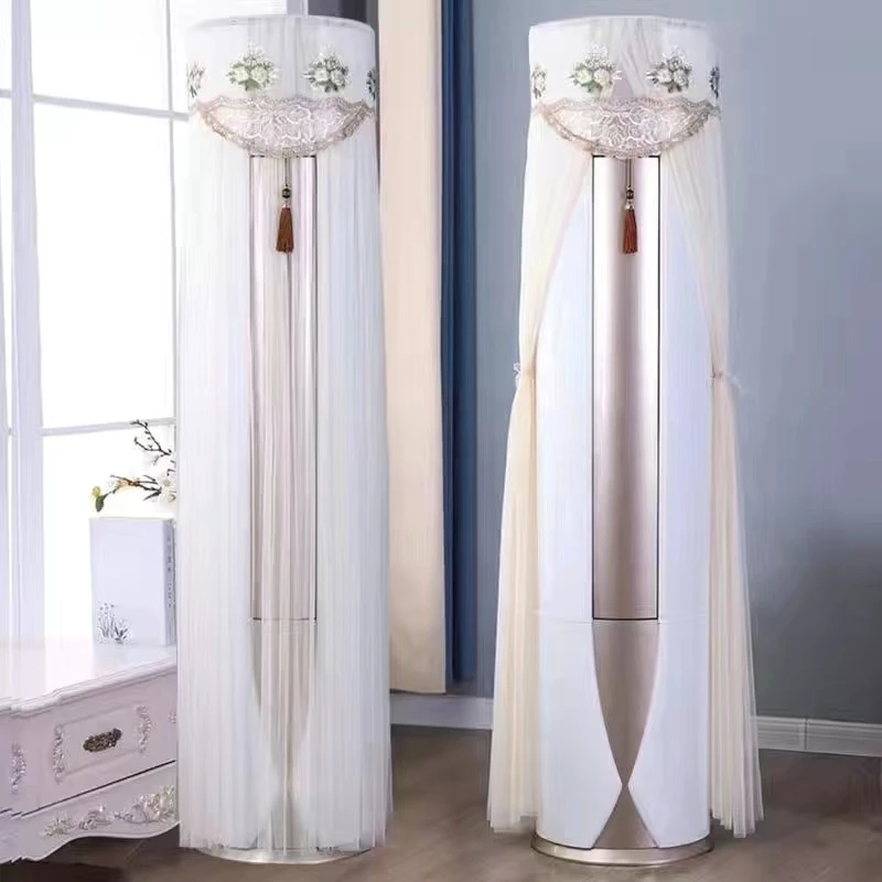 空调罩套柜机圆形圆柱格力客厅美的海尔柜式奥克斯立式空调防尘罩