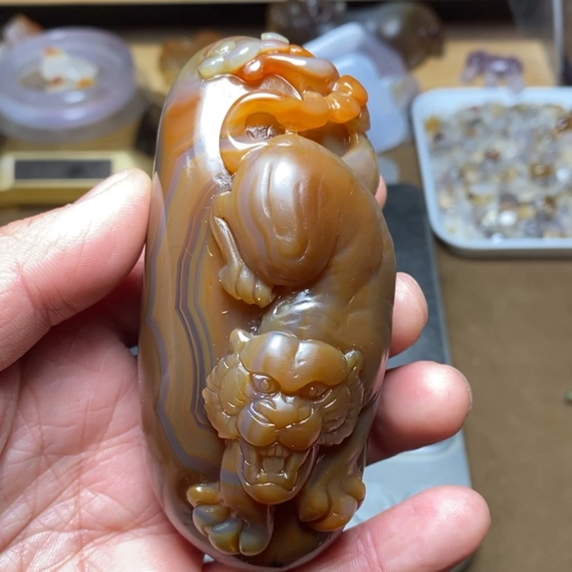 【闪购商品】玛瑙/玉髓珠宝奇石未镶嵌苍**乾