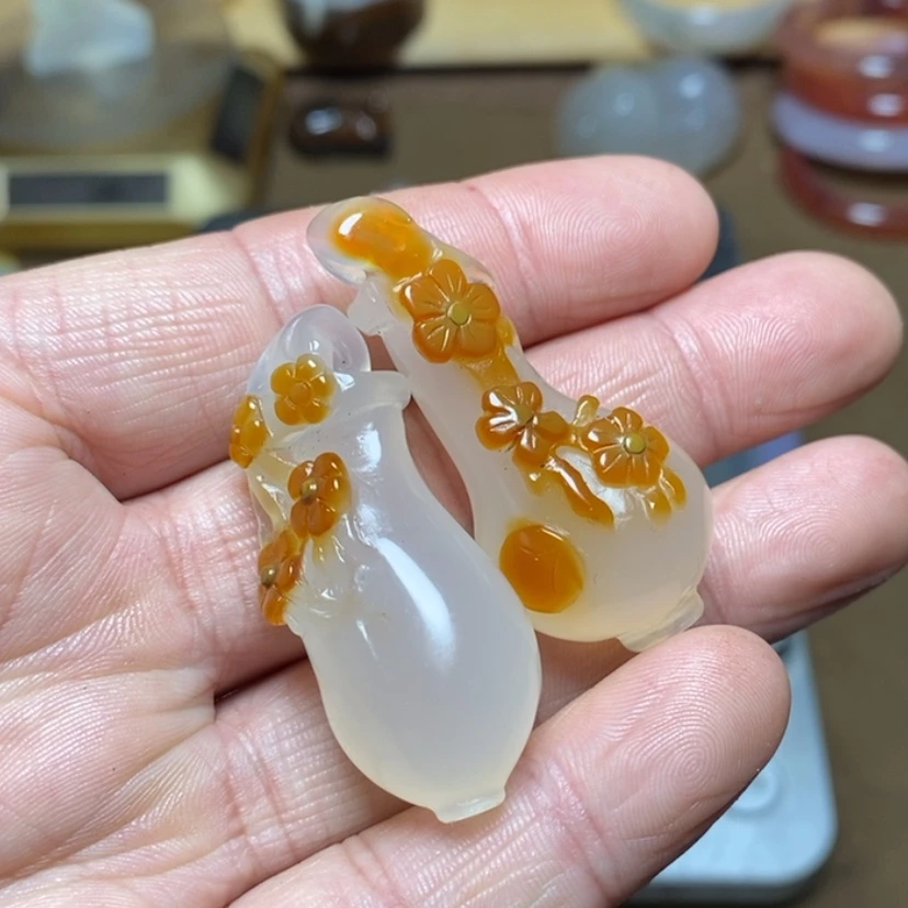 【闪购商品】玛瑙/玉髓珠宝奇石未镶嵌微**笑