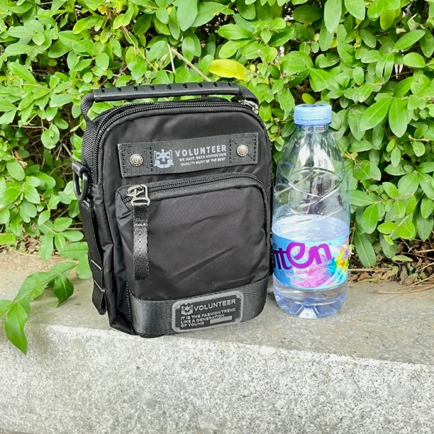 volunteer新款手机包牛津布单肩斜挎包休闲手拎包帆布腰包腰带包