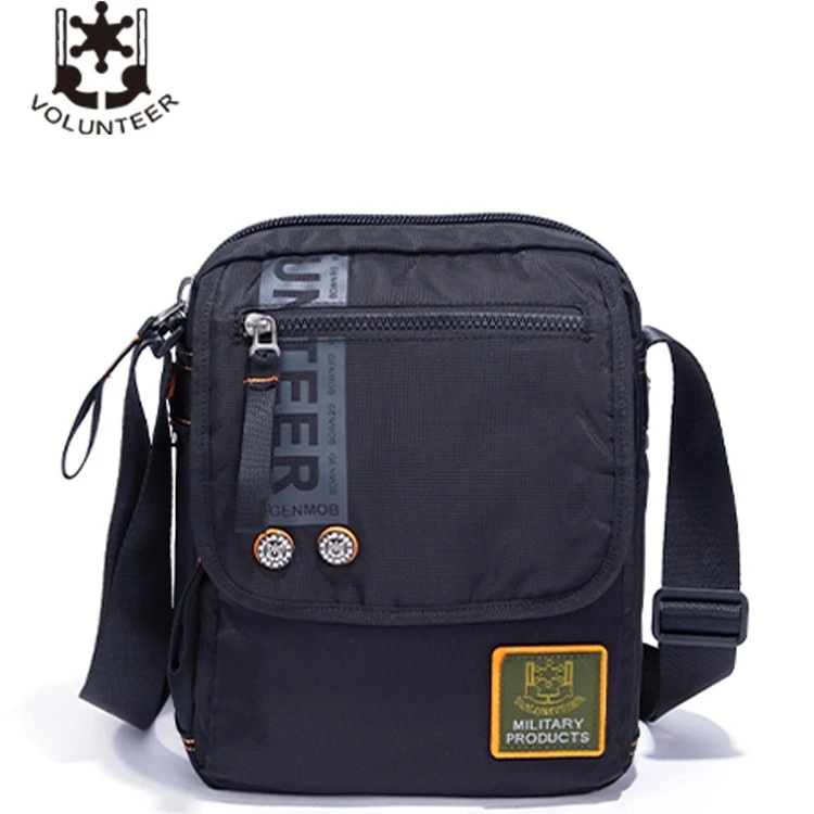 华朗迪尔翻盖休闲包防水单肩包时尚斜挎包