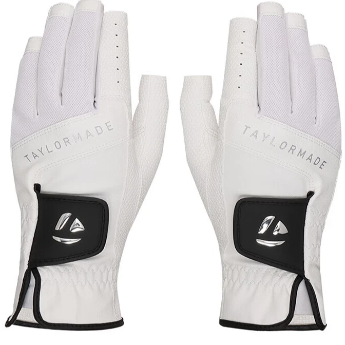 Taylormade泰勒梅高尔夫女士新款防滑透气运动时尚漏指双手U26240