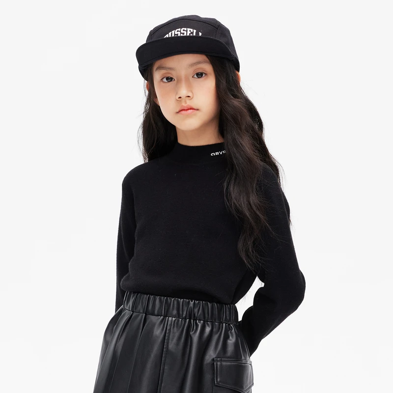gxgkids童装儿童毛衣女童毛衫多搭打底衫内搭KED22003933