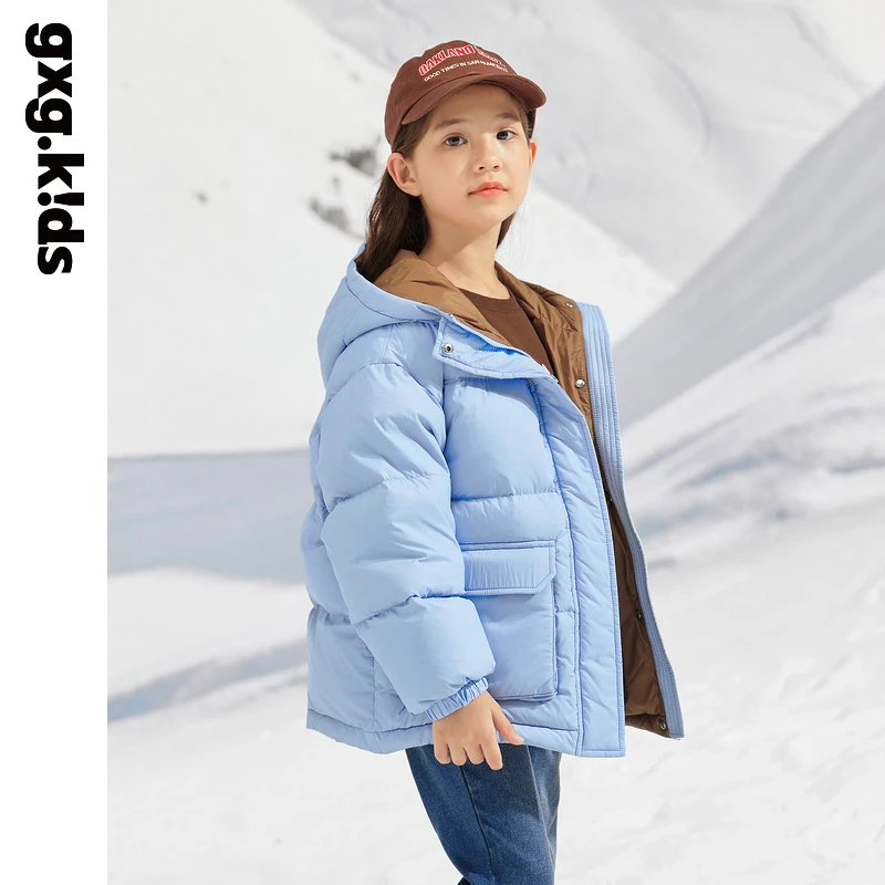 {23年冬新}gxgkids童装儿童新款羽绒服男女童外套防寒KED3F805054