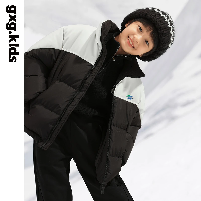 {23冬新}gxgkids童装儿童羽绒服男童加厚保暖短款中大童洋气