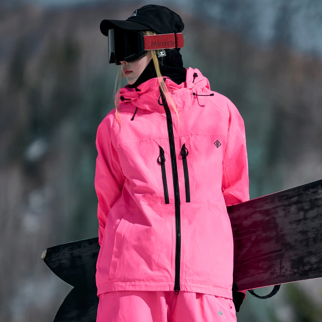 滑雪服1.0女单板双板专业防水防风冬季滑雪衣保暖男工装外套