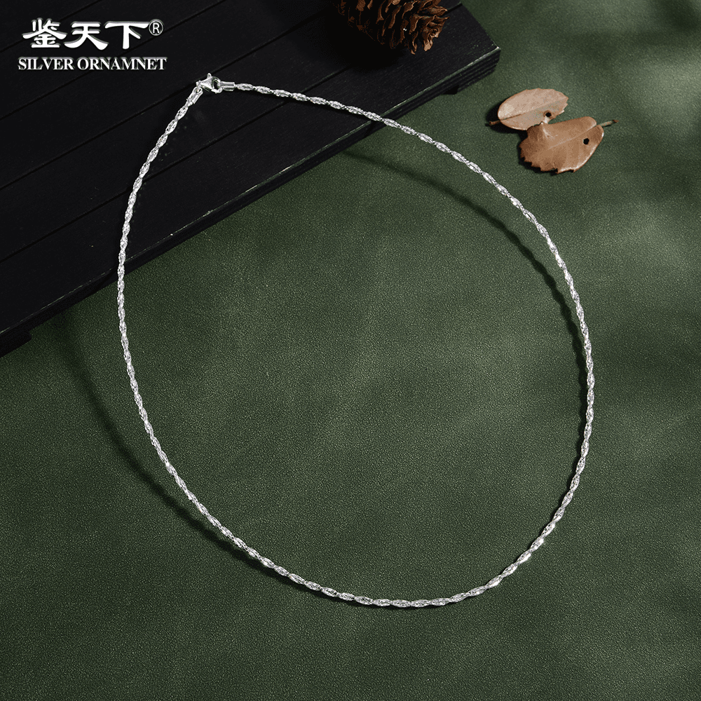 链子925银 【鉴天下】满天星时尚百搭简约项圈 05200067  05200068