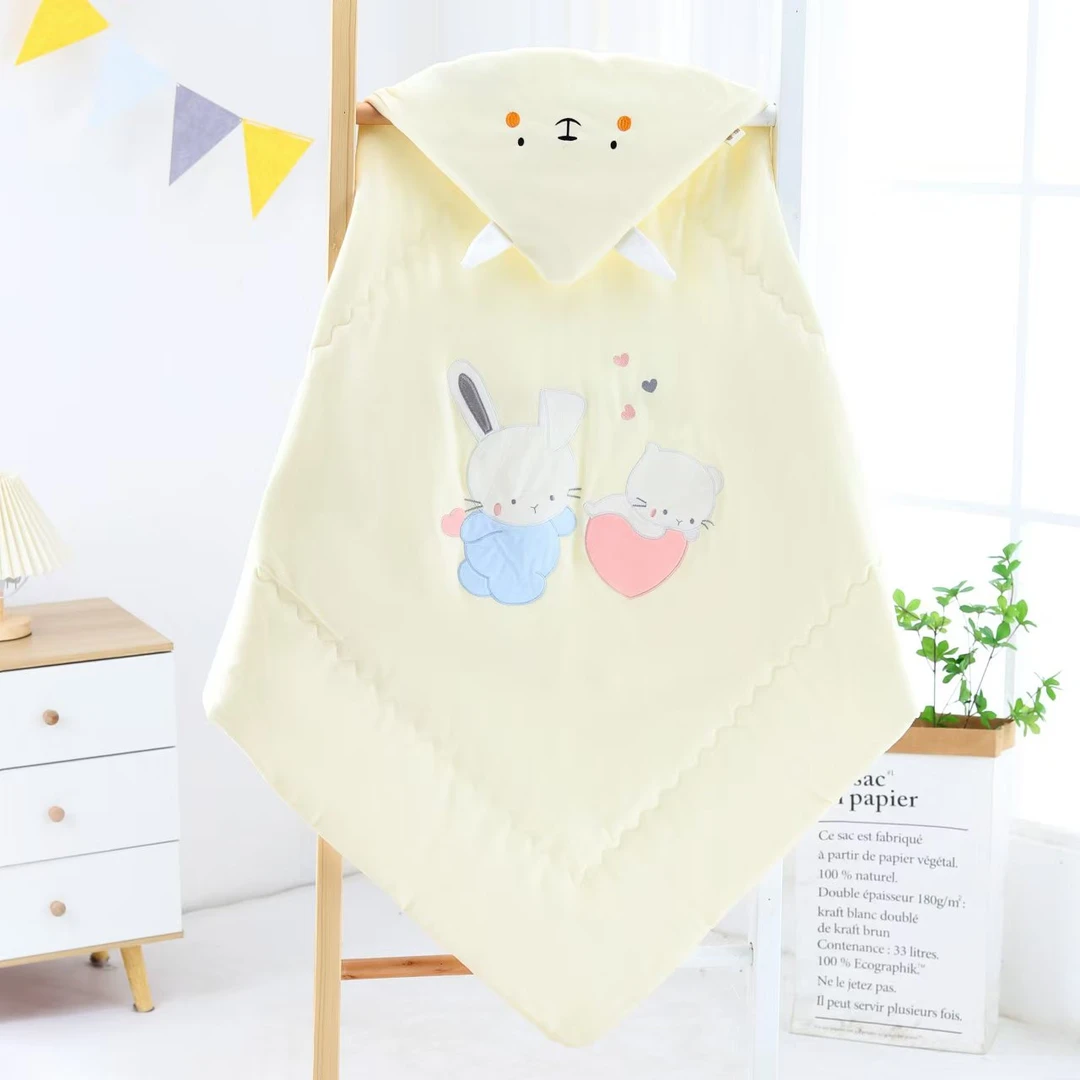 婴儿包被冬季新生儿纯棉a类宝宝夏季外出四季春夏秋冬加厚包被