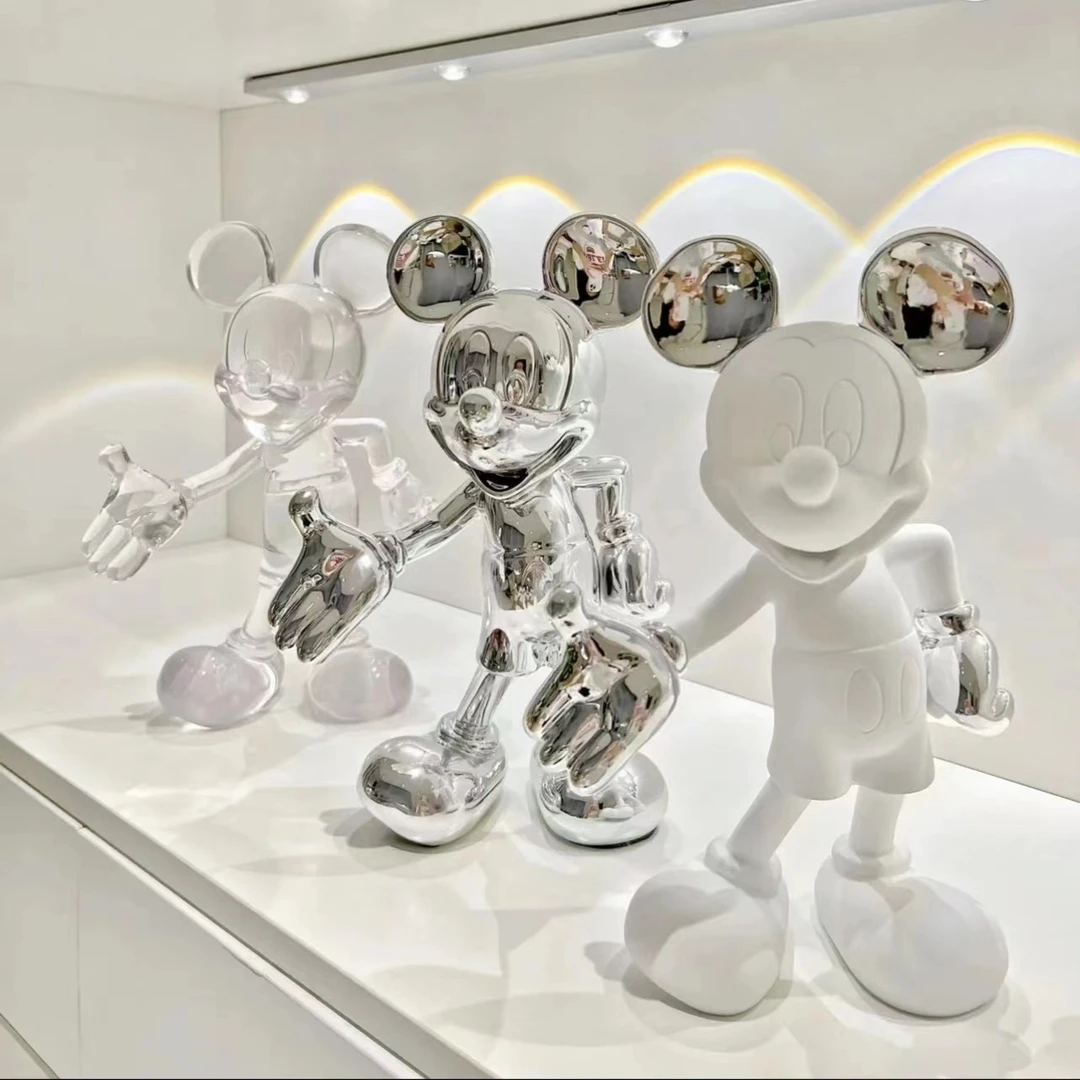 高档轻奢现代简约米奇摆件客厅玄关电视柜装饰潮流礼品潮玩创意