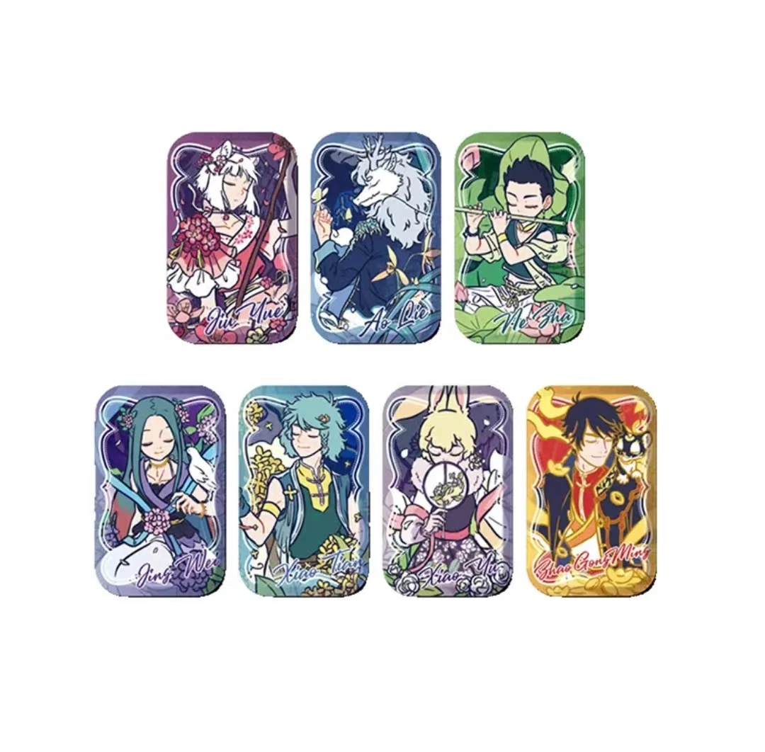 非人哉花神系列马口铁徽章盲盒