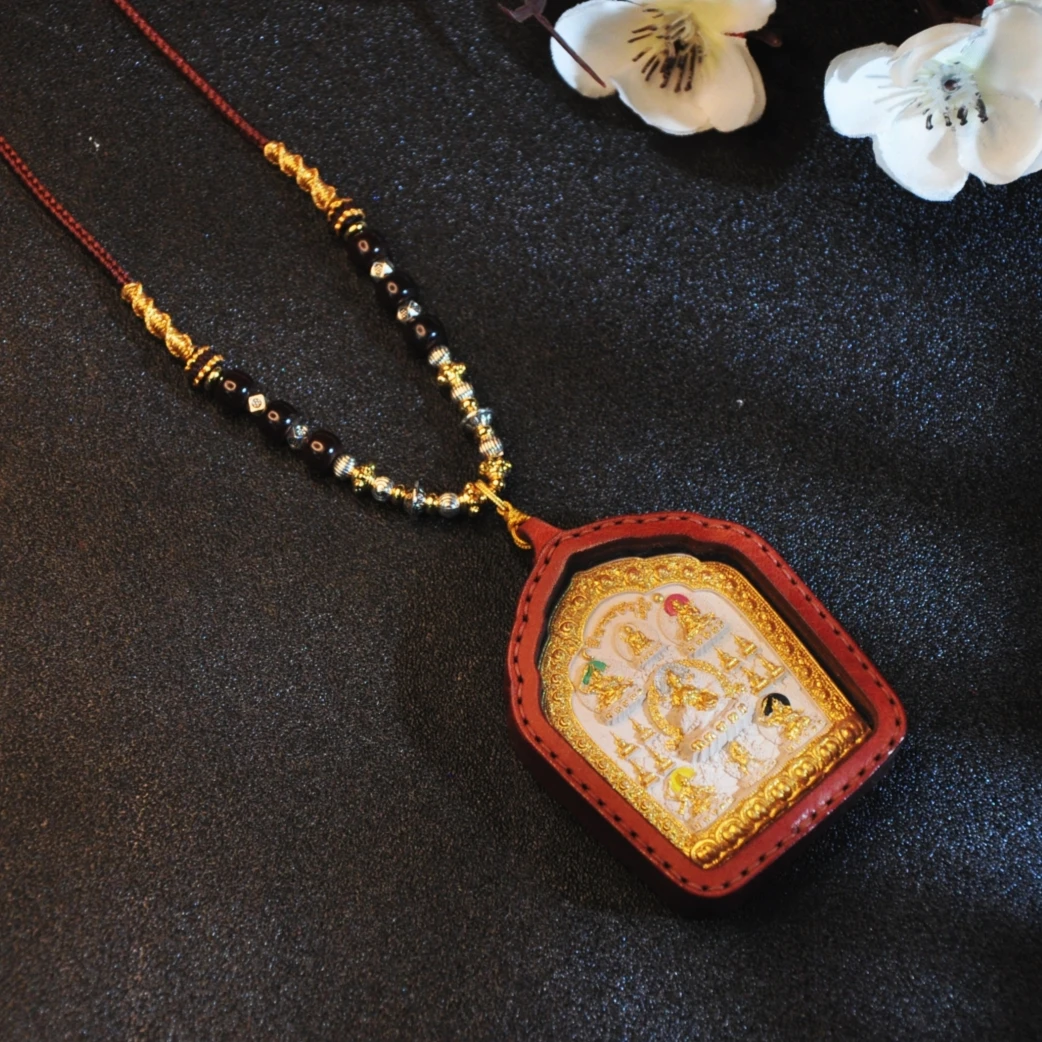 非金属皮质吊坠 【龙老板】五方文殊百愿香hui擦擦吊坠A2600009