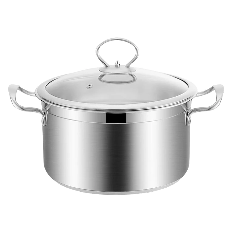 富拉图汤锅316L不锈钢加厚家用煮锅煮粥锅奶锅电磁炉燃气炖锅