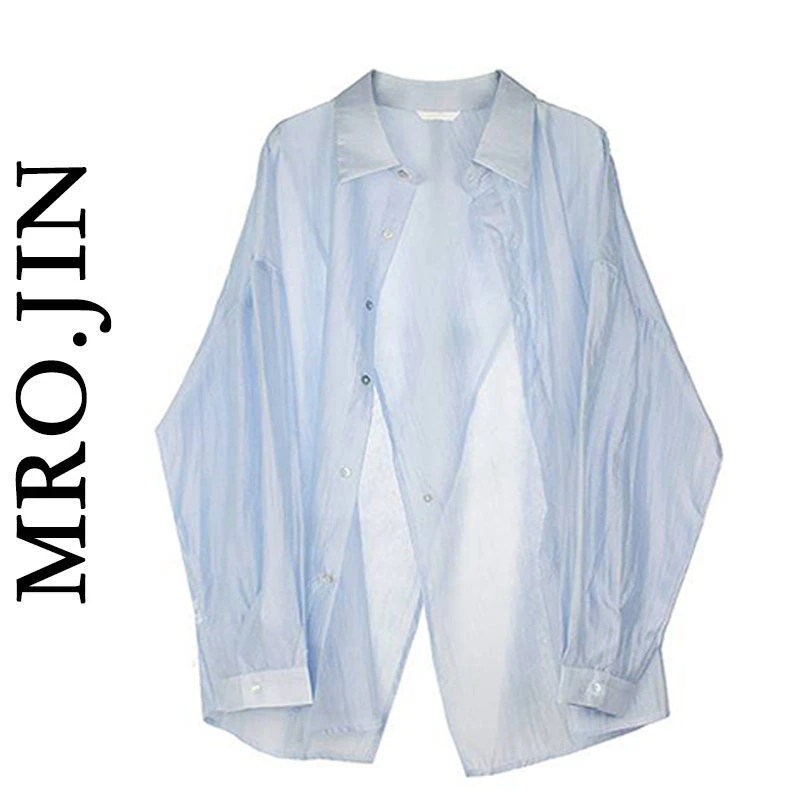 2025夏季新款法式衬衫外套女设计感后背开叉宽松显瘦衬衣防晒上衣