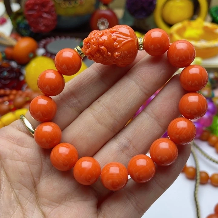 树脂制品46号貔貅手串