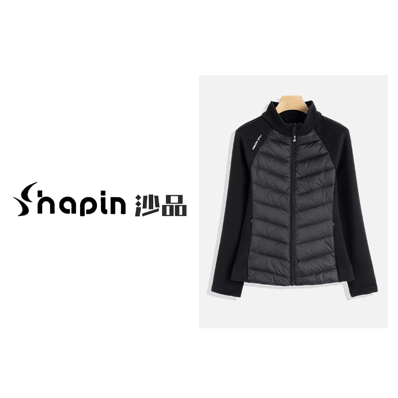 2024冬季新款时尚运动羽绒服户外立领保暖白鸭绒外套女SESQ2365