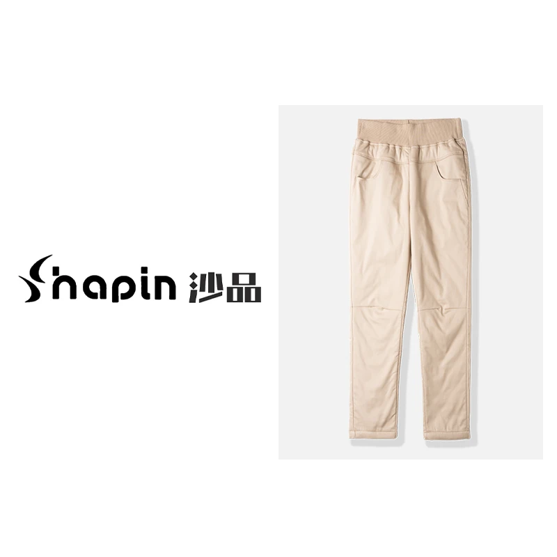 时尚加厚夹棉松紧高腰休闲裤秋冬保暖修身显瘦小脚裤女MM0054