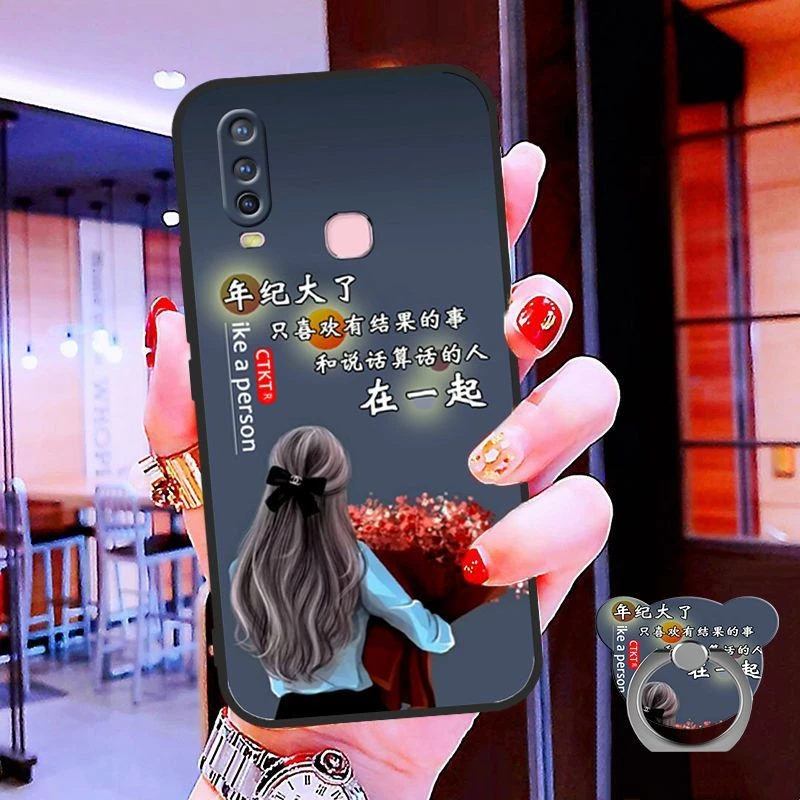 vivoY3s手机壳网红男女新款v1901t防摔全包边y3s磨砂硅胶软壳耐脏