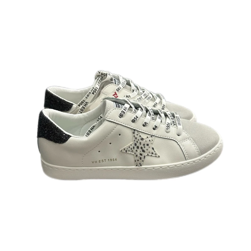 【温雅专属】2024新款女鞋休闲鞋时尚百搭406-黑点白星白鞋41码