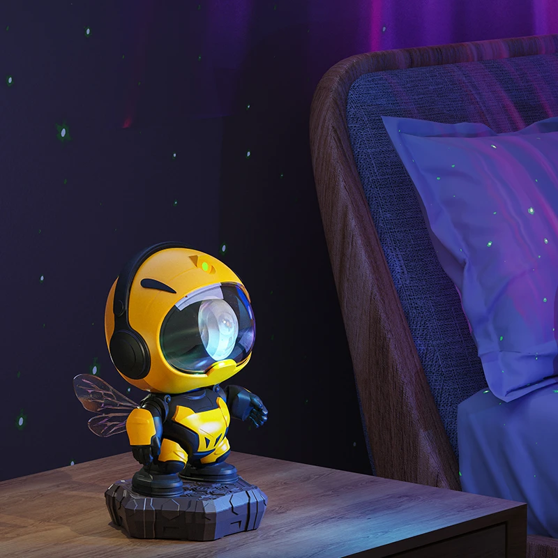 流光星空灯北极光氛围投影灯卧室浪漫情调满天星夜灯蓝牙音箱礼物