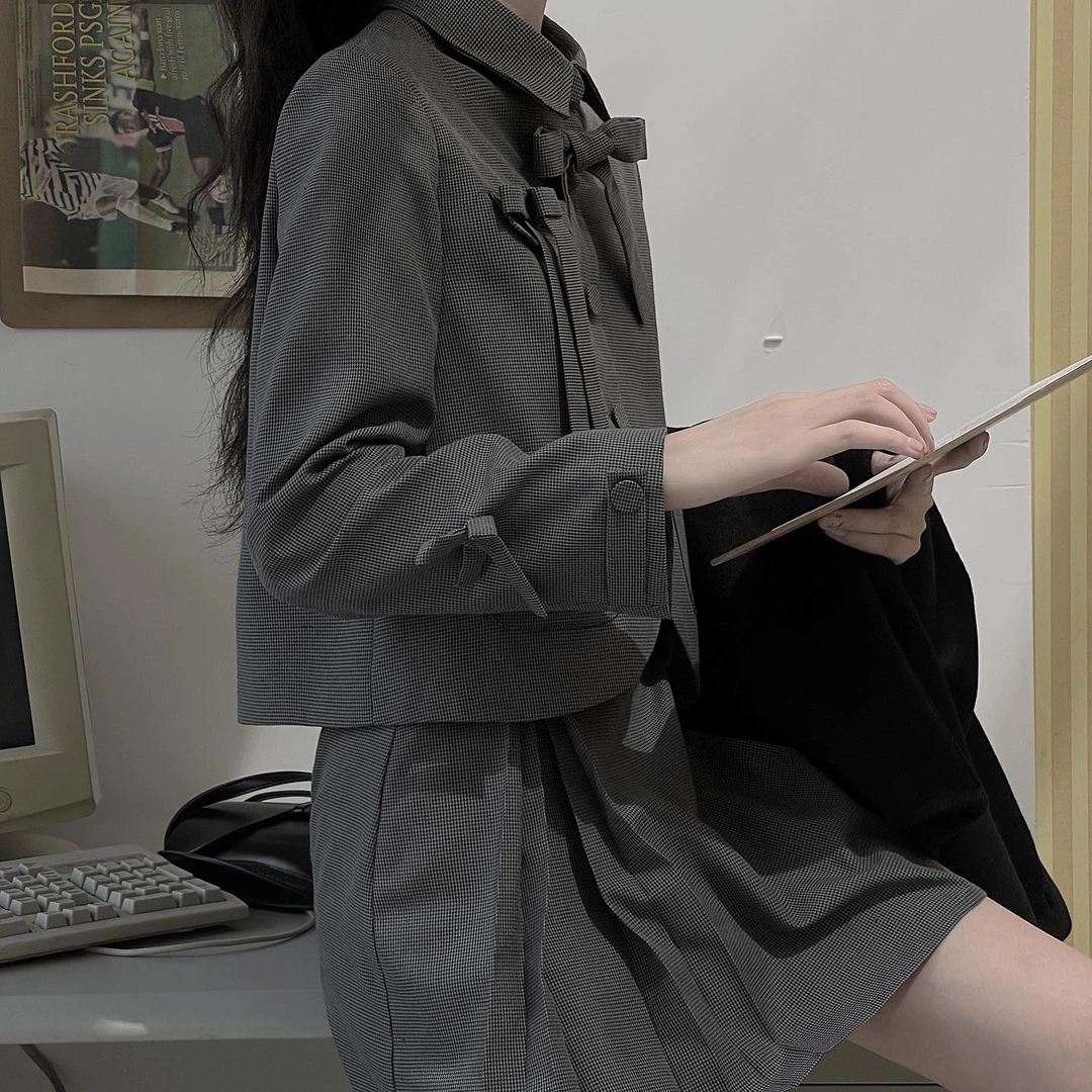 ishui-蝴蝶结记事薄-时髦精套装