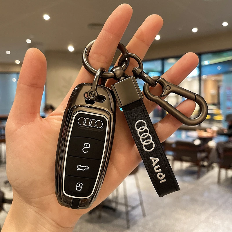 专用奥迪钥匙套新a6l/a4l/a7/a3高档q2l/q3/q5l/a8车q7壳tt扣23款