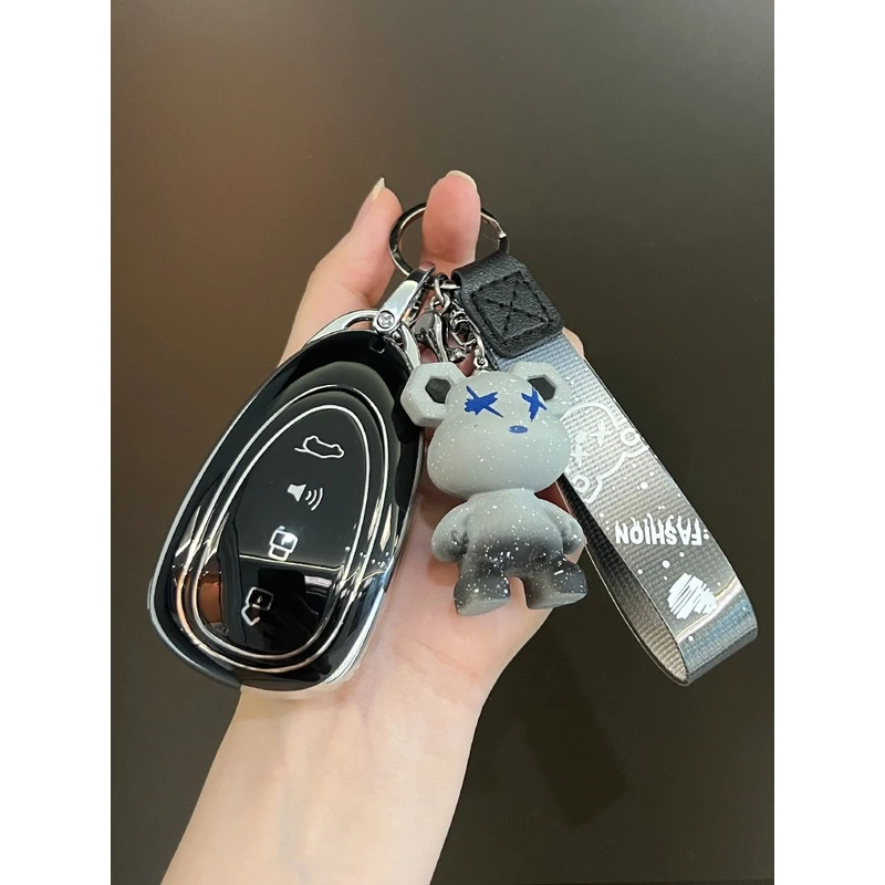 魏派蓝山钥匙套专用2023款WEY魏牌摩卡DHT新能源汽车保护壳包扣男