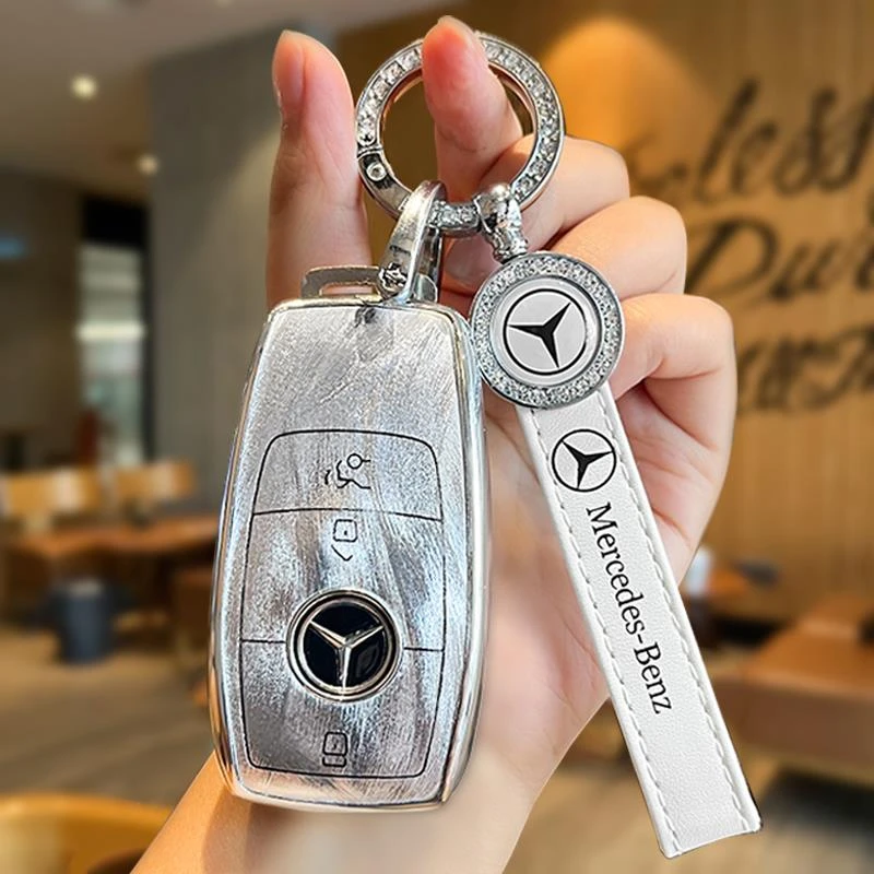 奔驰gle450钥匙套高级感b200男士扣cla200专用a180车eqa壳eqb包女