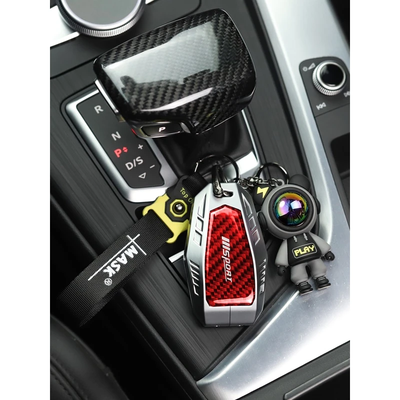 适用于2022新款吉利缤越钥匙套缤越cool男士汽车个性碳纤维包壳扣