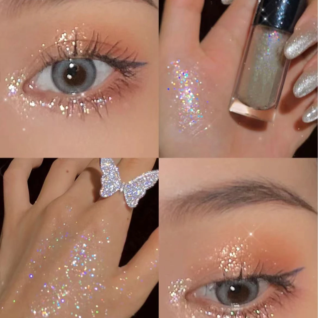 【言言分享Mc】爆闪细腻液体珠光眼影