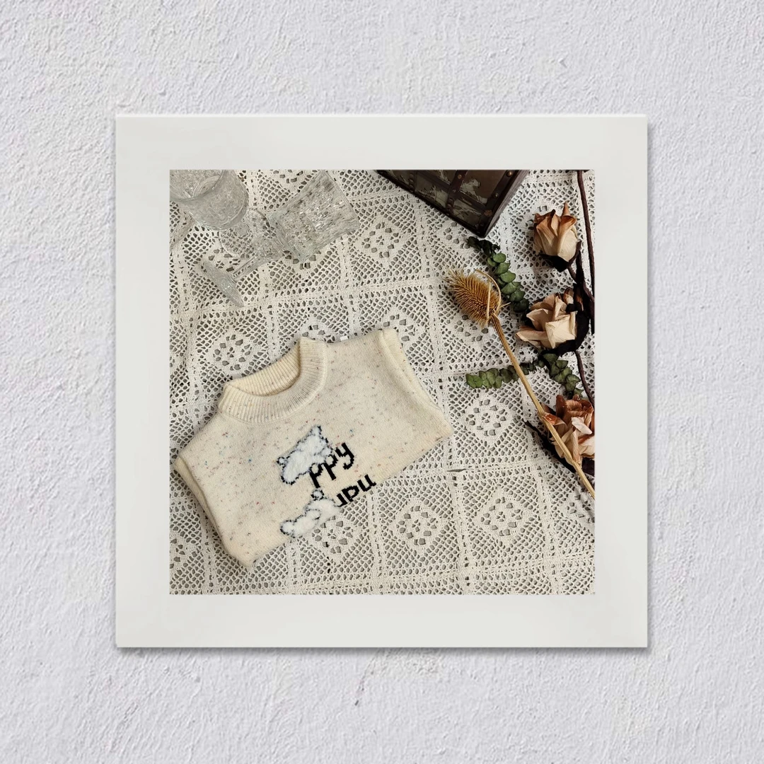 K839儿童毛衣套头秋冬2024新款洋气儿童宽松加厚毛衣