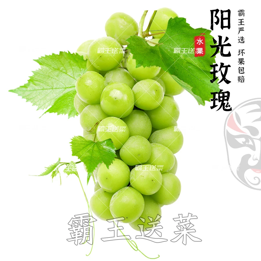 阳光玫瑰葡萄/玫瑰印青提 约1.2kg/份