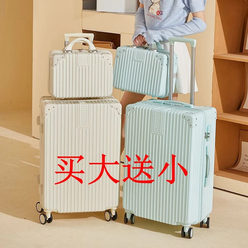 2025加厚网红爆款登机箱行李箱学生小型拉杆箱女密码箱20寸旅行箱