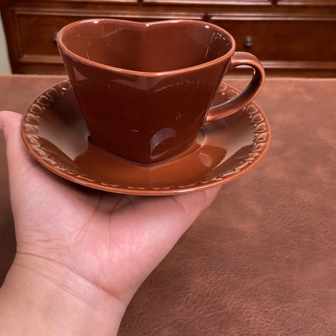 杯福利一杯一碟爱心杯
