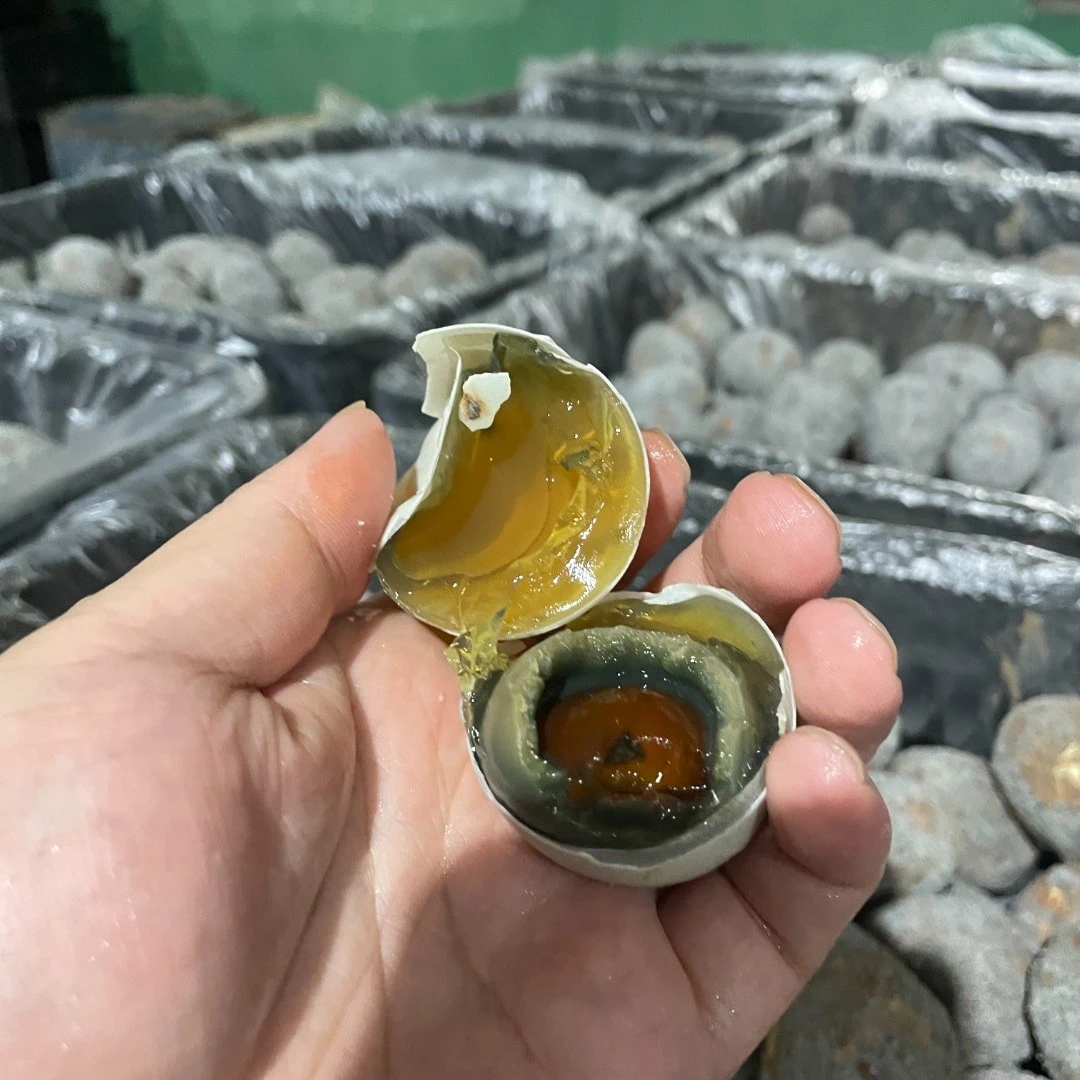 【茶枯灰皮蛋】萍乡芦溪 武功山  鸭皮蛋传统手工无铅工艺 溏心皮蛋