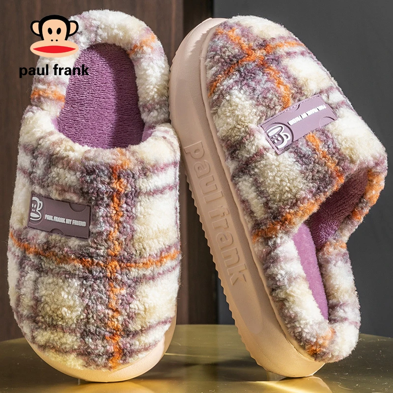 大嘴猴秋冬棉拖鞋女士冬季2025新款毛毛居家加厚保暖厚底家用男女