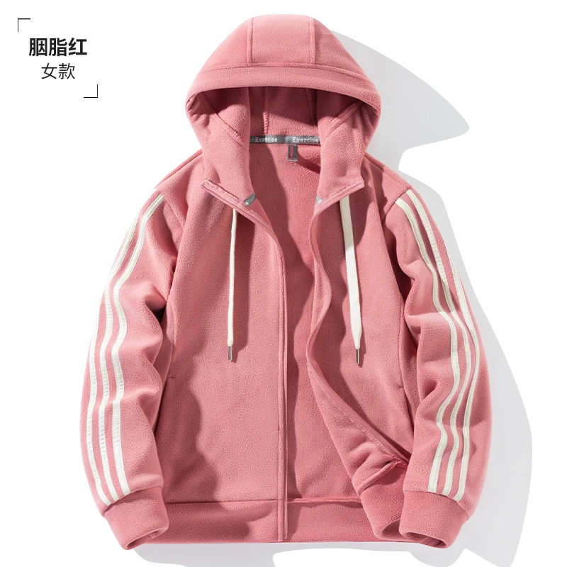 女款休闲时尚情侣外套保暖春秋百搭运动连帽秋冬潮流宽松体育生