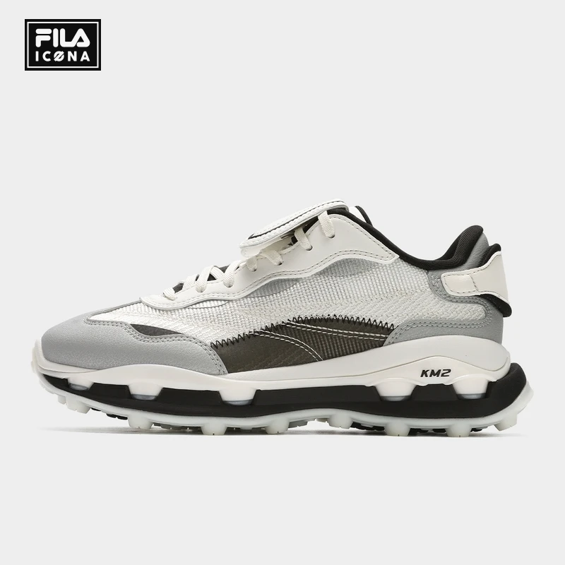 FILA 斐乐官方KM 2老爹鞋运动鞋2024秋季款情侣休闲鞋复古厚底