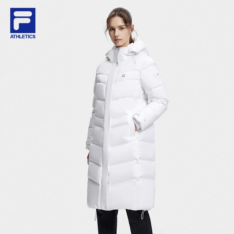 FILA/斐乐女士冬季【运动休闲百搭保暖】长款羽绒服 A11W341909
